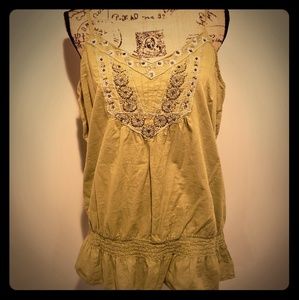 Apt 9 green womens XL top